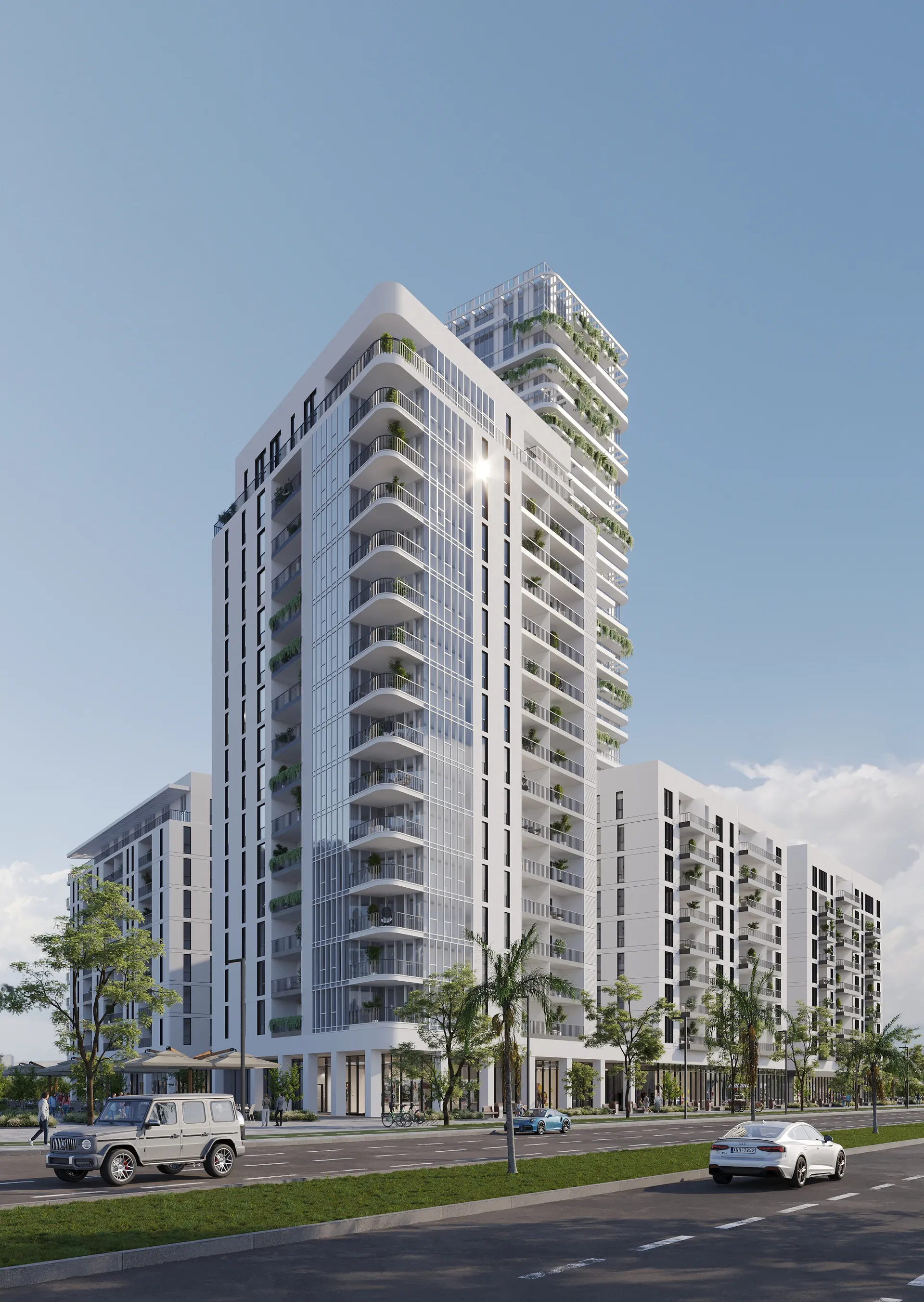 Sde Dov, Tel-Aviv, Israel — 3D RENDERING (2)